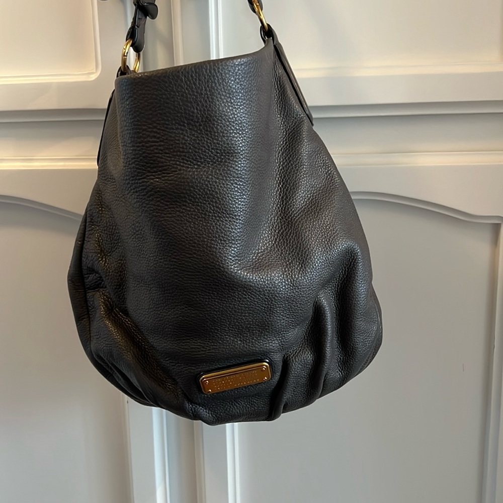 Marc Jacobs handbag grey color - pebble leather - like new